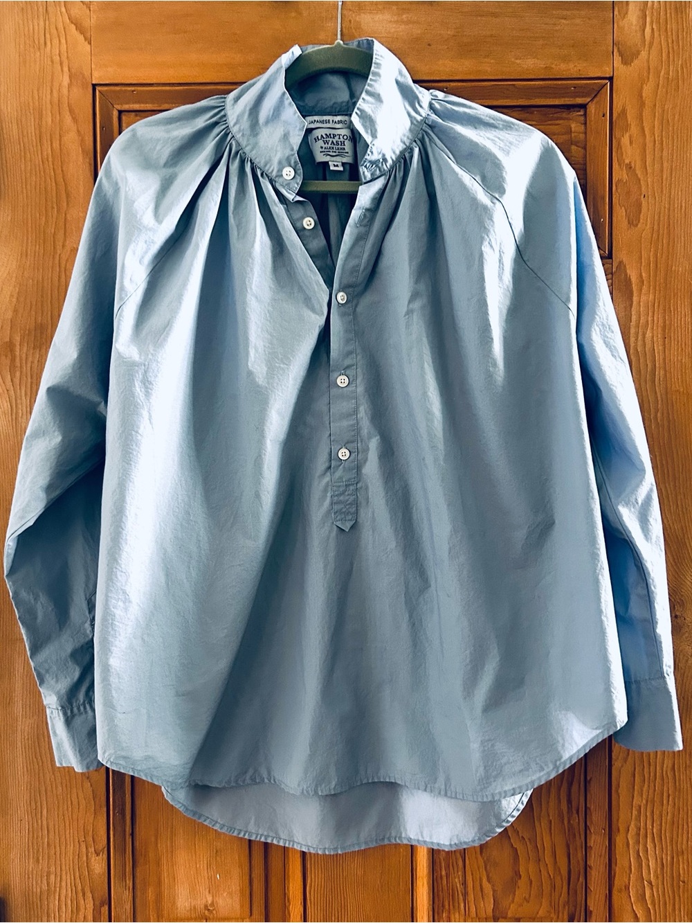 NWT Alex Lehr Hampton Wash Newport shirt in organic pre-washed Japanese cotton.